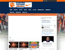 Tablet Screenshot of parkviewfootball.net